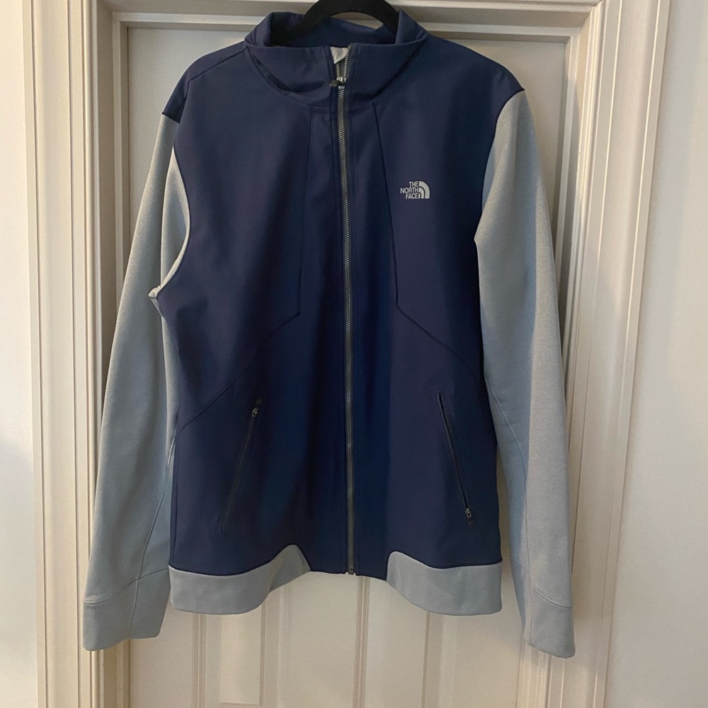 The North Face Large Kasey Men's Blue and Gray Jacket